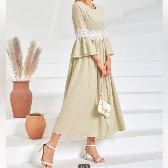 $6 Maxi dress new cream color $6 When bundled - Picture 7 of 12